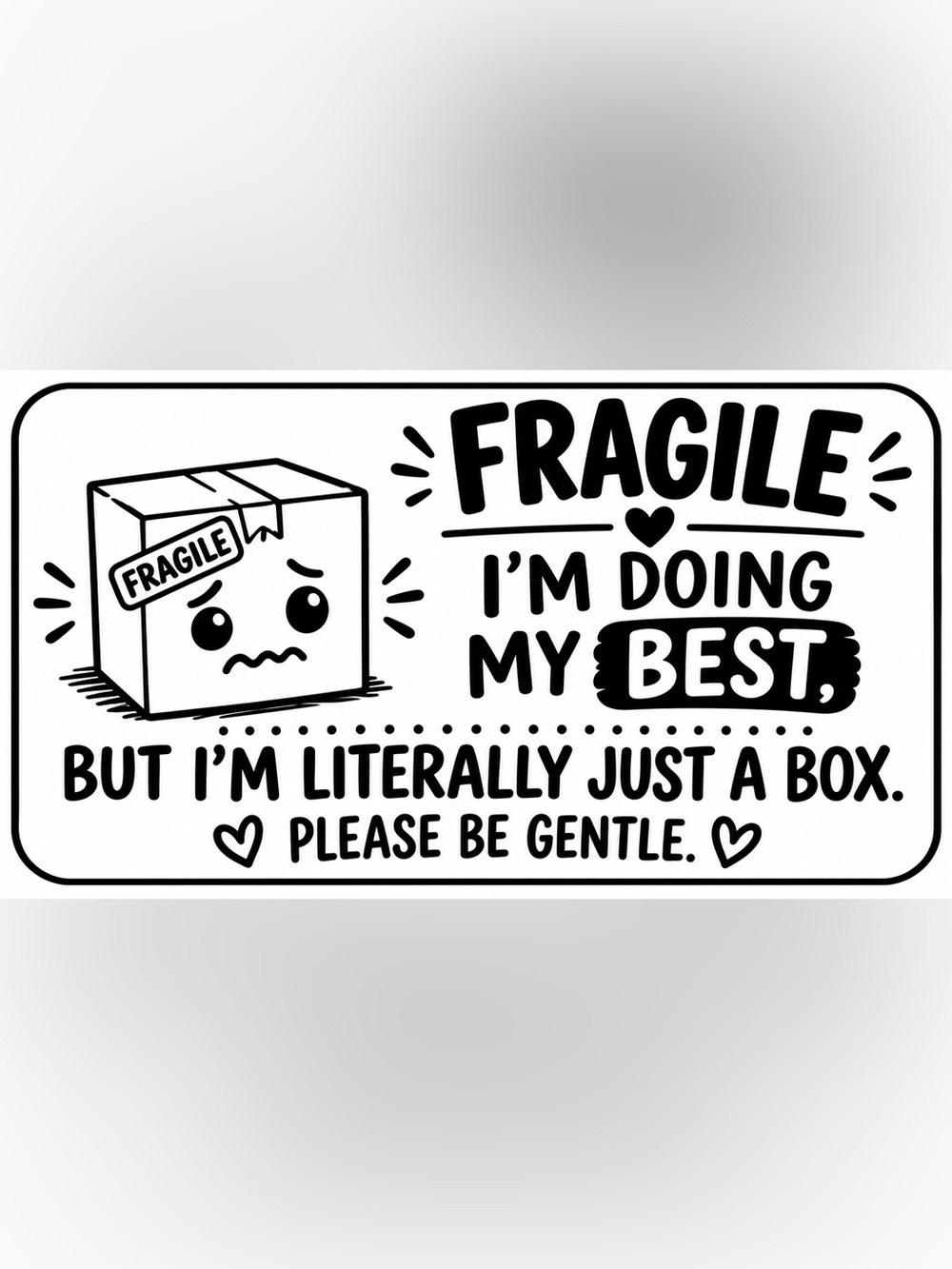 Fragile Stickers for Boxes or Poly Mailers Qty: 100 Thermal Labels - pick style - Picture 2 of 4